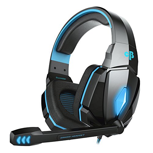 Cosmic Byte Over the Ear Wired Headset (Blue)