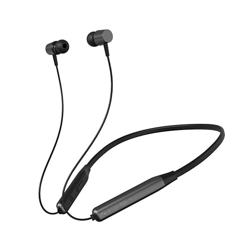 Zebronics Zeb-Lark ​Wireless ​in Ear​ ​Neckband Earphone​ (Grey)