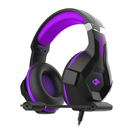Cosmic Byte H11 Gaming wired over ear Headset (Black/Purple)