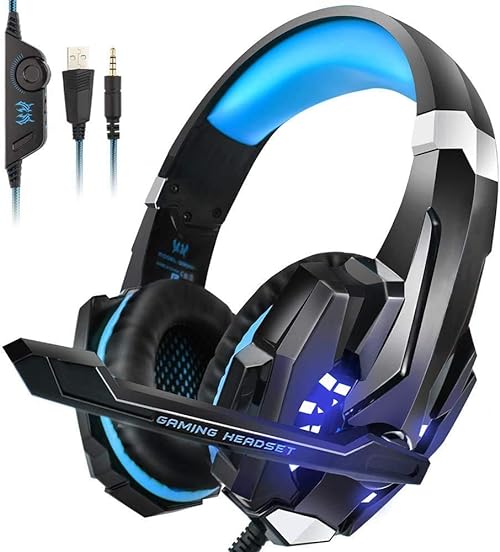 Kotion Each G9000 Wired Over-Ear Gaming Headset (Black/Blue)