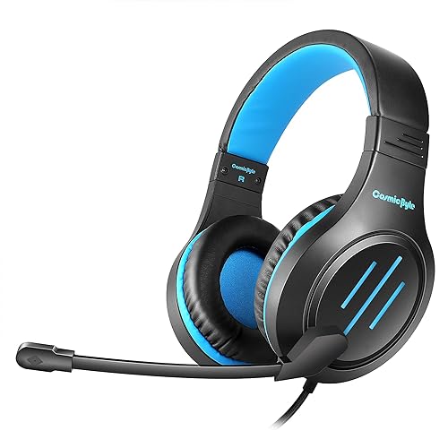 Cosmic Byte Blazar Wired Over-Ear Headphone (Blue)