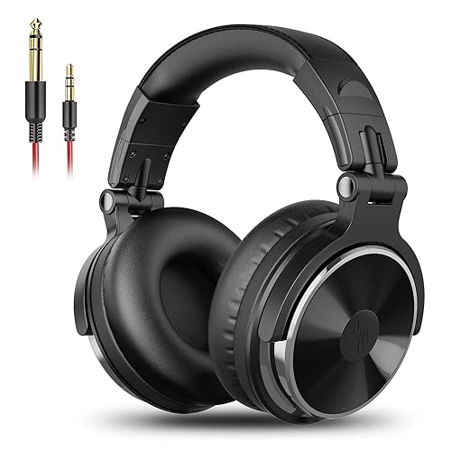OneOdio Wired Over-Ear Headphones (Black)