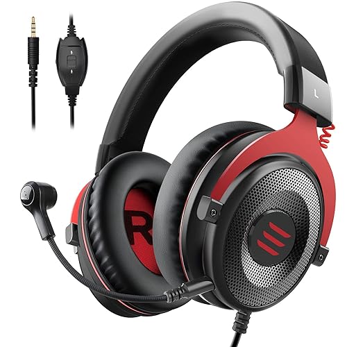 EKSA E900 Wired Stereo Gaming Headset (Red)