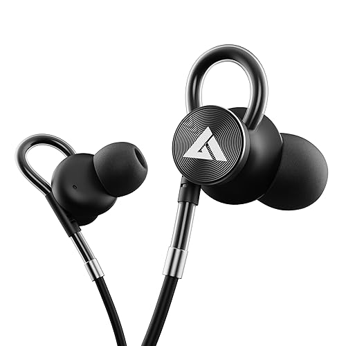 Boult Audio BassBuds Loop in-Ear Wired Earphones (Black)