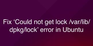 How to fix 'Could not get lock /var/lib/dpkg/lock' error in Ubuntu