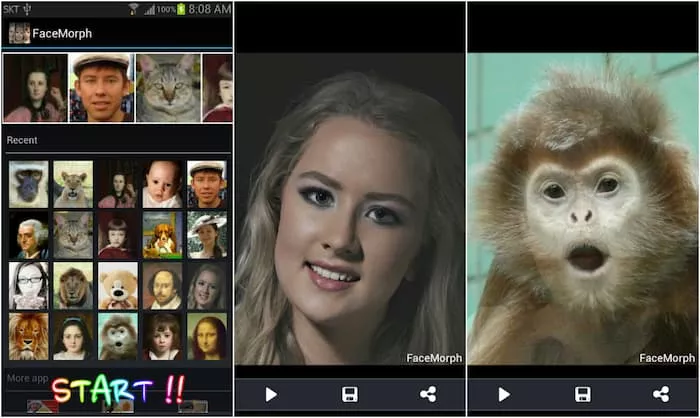 Face Morph app on Play Store